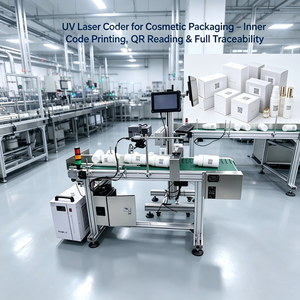 Machine de marquage laser UV pour l'emballage cosmétique, collecte de données de codes QR, anti-contrefaçon, traçabilité, équipement intégré - Product Image 3