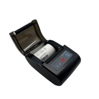 Mini BT Imprimante de reçus thermique portable Contact Téléphone portable 58mm Facturation Machine d'impression pour les petites entreprises