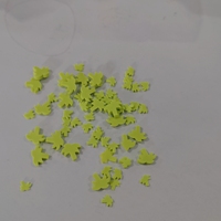 500g de tranches d'argile polymère d'été, motifs flamant rose, oiseau, palmier vert, pour slime, shaker, fournitures pour gobelets boule de neige et DIY