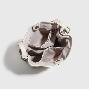 Sac <span class=keywords><strong>à</strong></span> main de luxe 2026 avec bandoulière réglable en cuir PU Litchi, sac seau grande capacité pour <span class=keywords><strong>femme</strong></span> - Product Image 5