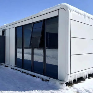 Modern, şık ve lüks tasarım taşınabilir prefabrik ev çelik yapı ayrılabilir mobil uzay kapsülü ikamet - Product Image 4