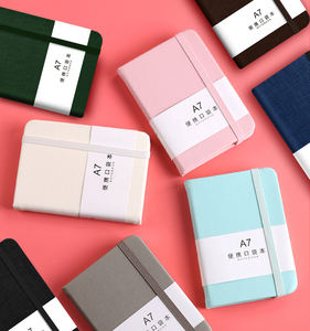 Libreta/Organizador de Tapa Dura de Cuero Ligero A6/A7 de Fábrica, 100 Hojas, Encuadernado Cosido, Libreta de Bolsillo para Mayor Eficiencia - Product Image 6