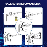 Antenne TV extérieure passive LTE DTMB en aluminium UHF numérique HDTV, récepteur de télévision portable, antenne Yagi pliable HD TV