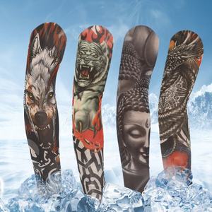 Wholesale Outdoor Sports <span class=keywords><strong>Tattoo</strong></span> Sleeve Tattooed Dacron Sun Proof <span class=keywords><strong>Arm</strong></span> Protector Korean Cycling Ice Sleeve - Product Image 5