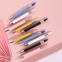 Offre Spéciale – Stylo de Broderie Diamant DIY 5 Couleurs avec Pointe en Cire, Accessoires pour Kit de Broderie Diamant, Outil à Pointe Fine