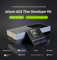 Nuevo Kit de Desarrollo Jetson AGX Thor de 128 GB - Plataforma de IA en el Borde Integrada para Estación de Trabajo/Escritorio, Módulo T5000 con Ventilador