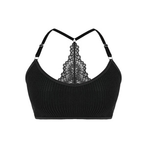 Canotta regolabile con <span class=keywords><strong>collo</strong></span> sospeso <span class=keywords><strong>reggiseno</strong></span> Cross-border nuovo pizzo codice europeo sezione sottile degli stati uniti biancheria intima femminile - Product Image 4