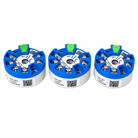 Smart PT100 RTD Temperature Transmitter USB Programmable 4-20mA Output SBWZ-DTR ABS Housing for Industrial Temperature Control