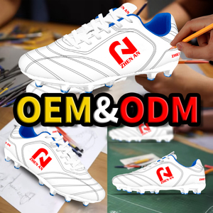 Chaussures de football pour hommes personnalisées en gros d'usine, crampons FG, chaussures de compétition professionnelles, respirantes pour adultes - Product Image 5