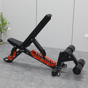 Banco de gimnasio ajustable comercial para entrenamiento físico en el hogar Prensa de Banco de varios niveles de metal con ruedas - Product Image 4