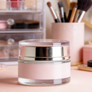 <span class=keywords><strong>Pot</strong></span> cosmétique en verre rose mat personnalisable 15g 30g 75g |   Contenant durable pour gommage des lèvres et masque facial - Product Image 5