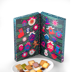 Factory Custom Countdown 24 Days Book Christmas <strong>Tea</strong> <strong>Advent</strong> <strong>Calendar</strong> Countdown Blind Packaging Box for <strong>Tea</strong> - Product Image 4