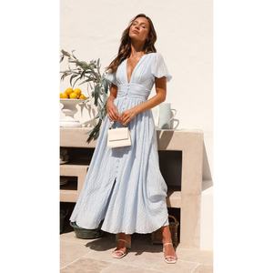 Nouvelle robe à manches bouffantes mini printemps-automne - Product Image 5