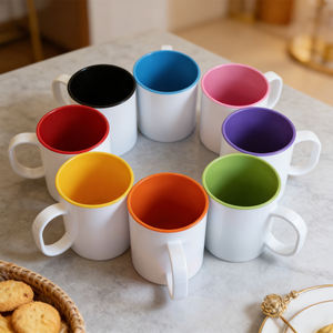 Taza de Polímero de 11oz para Sublimación al por Mayor, con Interior de Color, Recubierta para Transferencia de Calor, Personalizable, para Café, con <span class=keywords><strong>Ocho</strong></span> Colores - Product Image 5
