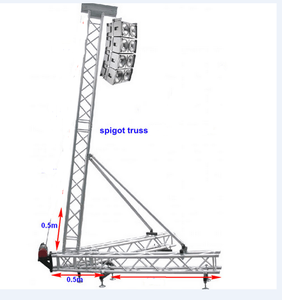 <span class=keywords><strong>Tour</strong></span> de sonorisation Line Array de haute qualité, facile à installer, optimisant l'espace, très pratique, avec structure en treillis, structure de sonorisation - Product Image 5