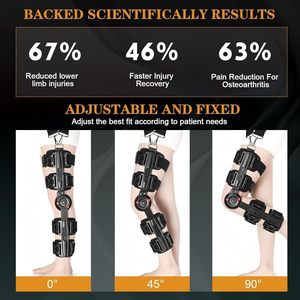 Factory Custom <b>Hinged</b> Knee Brace Neoprene Aluminum Support Post Surgery Recovery Ligament Meniscus Protection Sports Rehab - Product Image 4