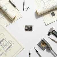 WCH CH552 Seri Mini Core Board Modul Pembelajaran dan Pengembangan Universal Serial Bus Tipe-C CH552T 3.3-5V Paket DIP-20