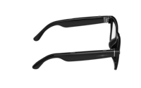 Lunettes Intelligentes Meta avec Double Caméra 1080P, Assistant Vocal IA, Appel Téléphonique, Chargement Type-C, Monture en Plastique et Titane
