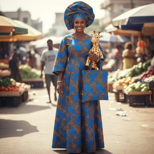 Lote de tela estampada con cera 100% algodón con varios diseños, tela africana bati para vestidos, tela de algodón con cera para mujer - Product Image 4