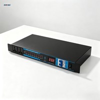HKNC OEM ODM Séquenceur de puissance HK-C00 8 canaux avec écran rétroéclairé et construction métallique pour systèmes audio en gros