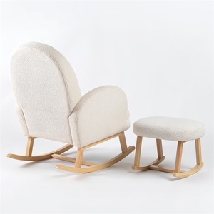 เก้าอี้ไม้เนื้อแข็งเก้าอี้เลานจ์ขี้เกียจห้องนั่งเล่นเก้าอี้พักผ่อนโซฟาเก้าอี้โยก - Product Image 5