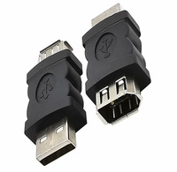 Adaptateur USB 2.0 A mâle vers Firewire IEEE 1394 6 P femelle convertisseur connecteur F/M 1394 adaptateur 6 broches femelle vers USB 2.0 mâle
