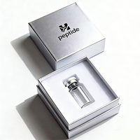 Boîte en carton ondulé de luxe de haute qualité de 3 ml pour flacon en verre, boîte de stockage de peptides pour médicaments liquides
