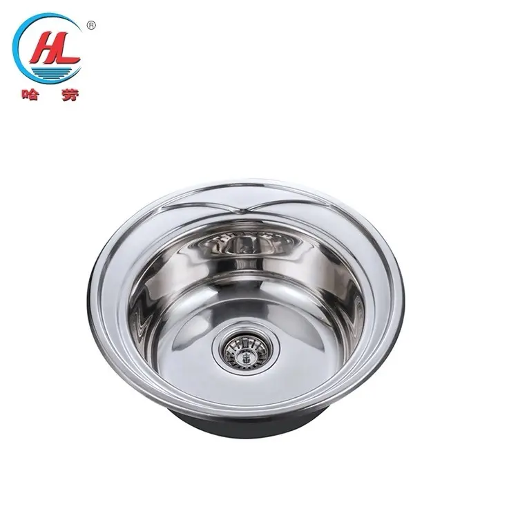 New Anti Overflow Design Single Bowl Stainless Steel Kitchen Sink With R Corner Large Space
