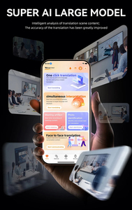 Mini <span class=keywords><strong>traducteur</strong></span> <span class=keywords><strong>de</strong></span> <span class=keywords><strong>langue</strong></span> AI magnétique intelligent Voix AI automatiquement <span class=keywords><strong>traducteur</strong></span> <span class=keywords><strong>de</strong></span> <span class=keywords><strong>langue</strong></span> en ligne traducteurs face à face hors ligne - Product Image 4