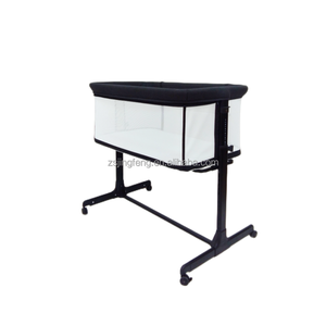 Culla Portatile Pieghevole per Neonati con 6 Livelli di Altezza Regolabili, Co-sleeper da Comodino, per Sala da Pranzo, <span class=keywords><strong>Cameretta</strong></span>, Camera da Letto per Adulti, Esterni e Hotel - Product Image 6