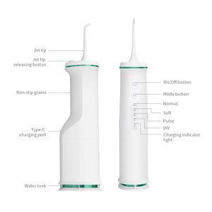 2026 Hydropulseur <span class=keywords><strong>dentaire</strong></span> portable sans fil, 4 modes, 140 psi, 350 ml, OEM personnalisé, IPX7, pour soins bucco-dentaires - Product Image 4