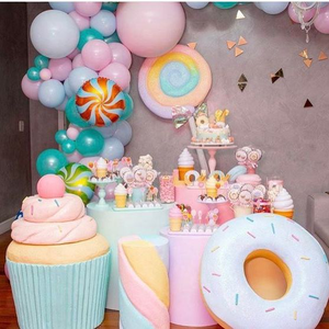 ของตกแต่งงานวันเกิด LUX งานฝีมือเรซิ่น รูปทรงไอศกรีม โดนัท มาการอง ขนาดใหญ่ ทำจากไฟเบอร์กลาส มีจำหน่าย - Product Image 3