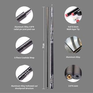 Tacos De Billar Carbon Fiber Pool <span class=keywords><strong>Queue</strong></span> <span class=keywords><strong>Snooker</strong></span> & Billard <span class=keywords><strong>Queue</strong></span> Cuetec <span class=keywords><strong>Queue</strong></span> Taco De Billar Fibra De Carbono Aluminium-Griff - Product Image 3