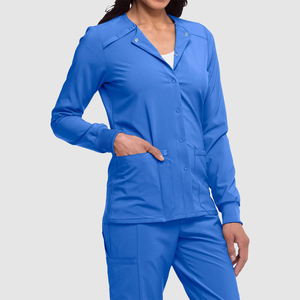 Uniforme Médico de Otoño para Mujer, Personalizable, de Poliéster y Elastano, Transpirable, Antiarrugas, con Logotipo Personalizado - Product Image 1