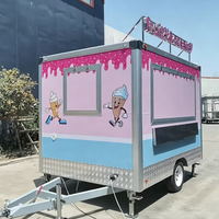Camions de cuisine mobiles multifonctionnels certifiés DOT FMVSS, en tôle galvanisée, pour la restauration rapide