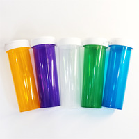 Flacon de médicament de qualité médicale de 30240 ml avec bouchon sécurité enfant, emballage en carton en plastique PP, sûr pour les compléments alimentaires et les petites doses.