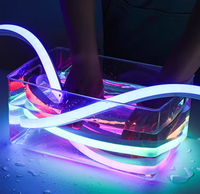 LED fleksibel lampu Neon silikon murni Strip 6*12 / 8*16 papan iklan Strip cahaya lembut tegangan rendah untuk penggunaan luar ruangan