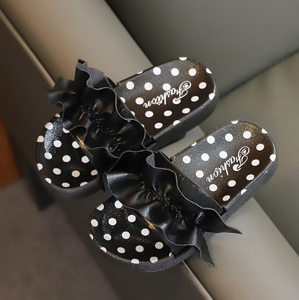 Wholesale Children's <b>Slippers</b> for Summer Girl Indoor Home Anti Fashion Outdoor Bow Dot Cool <b>Slippers</b> for Kids - Product Image 4