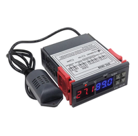 Thermorégulateur numérique pour incubateur AC 110V-220V STC-3028 Thermostat Hygrostat Contrôleur de température et d'humidité