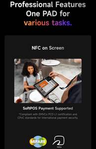 SUNMI CPad, Terminal Punto <span class=keywords><strong>de</strong></span> Venta Móvil Inalámbrico, Lector <span class=keywords><strong>de</strong></span> Tarjetas <span class=keywords><strong>de</strong></span> Crédito Bancarias, Escáner <span class=keywords><strong>de</strong></span> Código <span class=keywords><strong>de</strong></span> Barras, Asignación <span class=keywords><strong>de</strong></span> Mesa, Lector NFC, Android, Batería <span class=keywords><strong>de</strong></span> 8000 mAh - Product Image 3