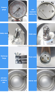 Stéraliseur à vapeur de traitement haute pression en <span class=keywords><strong>autoclave</strong></span> vertical automatique pour champignon - Product Image 3