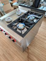 Peralatan Dapur Kompor Gas Berdiri, 4 Tungku Kompor Gas Independen Oven Gas Komersial 4 Tungku Gas Alam Empat Tungku Gas