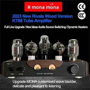Amplificateur à tubes Himing Mona LXY KT88, version bois, haute puissance, 2.0 canaux, HIFI, amplificateur manuel pur à une seule sortie, avec emballage - Product Image 1