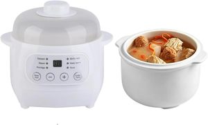 Olla Arrocera Eléctrica Mini Portátil Ecológica de 1L y 300W con Control Digital de Temporizador, Calentamiento Inferior y Recubrimiento Cerámico Antiadherente - Product Image 5