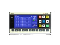 DC24V Farb-LCD-Bedienfeld-Display MD406 mit Texttasten und DB9 COM-Anschluss für Automatisierung in Industriemaschinen