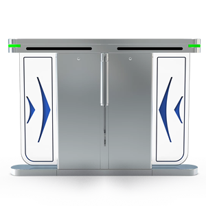 Torniquete de control de acceso de puerta de torniquete oscilante automático de nuevo diseño Zento con lector RFID para entrada de fábrica de escuela de oficina - Product Image 3