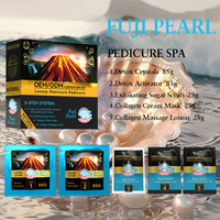 Kit de Pédicure Spa Deluxe Premium 5 Étapes Fuji Pearl Collagen Bubble Eruption – Ensemble Complet OEM ODM Haut de Gamme pour Pédicure et Manucure