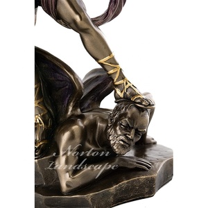 Al <span class=keywords><strong>aire</strong></span> libre jardín decorativo grande tallada latón bronce San Miguel Arcángel escultura para venta - Product Image 4