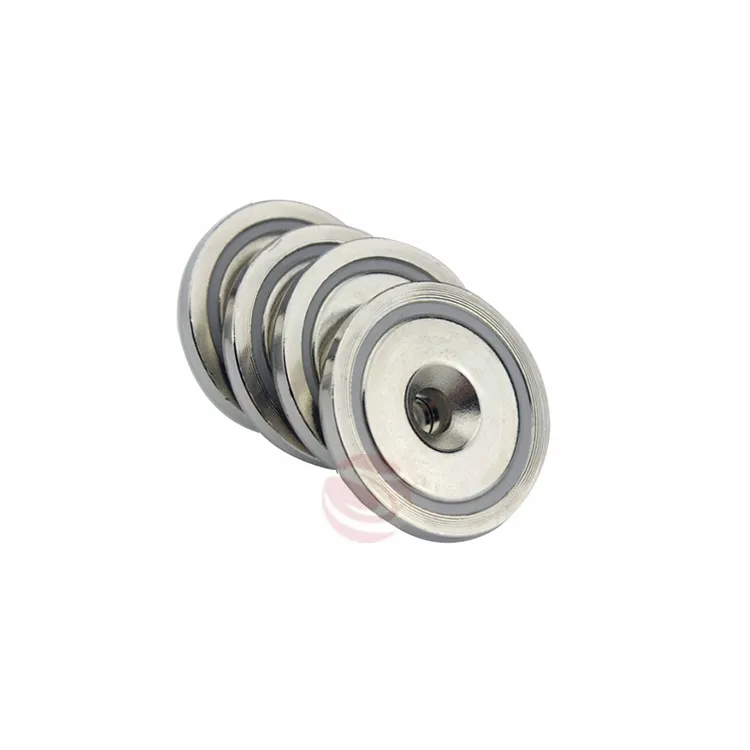 M6 Neodymium Material Pot Magnet Assemblies