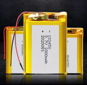 定制型 Enerforce EF103450 3.7V 半固体锂聚合物电池 250-3000mAh 500 次循环可充电 CE/RoHS 认证 - Product Image 1
